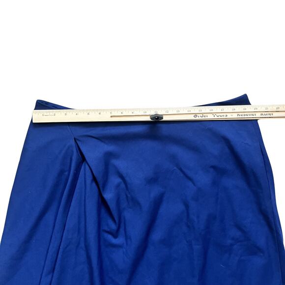 Arlum Royal Blue Indigo Full Asymmetrical Midi Skirt Plus Size 18 NEW Tags - Picture 9 of 11